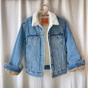 Levi’s Sherpa Denim Trucker Jacket
